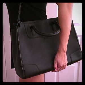 Rebecca Minkoff Black Leather Tote